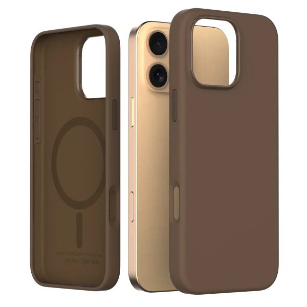 iPhone 16 Pro Max Araree Typo Skin Cover - Golden Brown - Tashqila