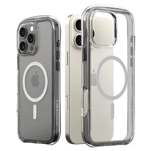 iPhone 16 Pro Max Araree Duple Air Magsafe Cover - Light Gray - Tashqila