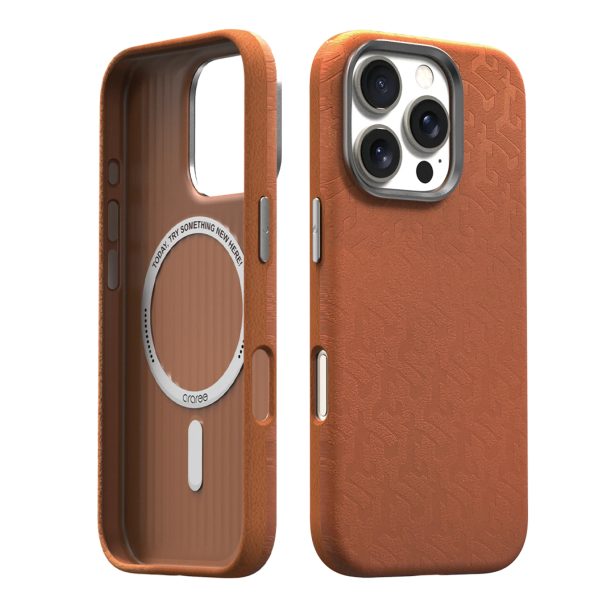 iPhone 16 Pro Max Araree Pellis Magsafe Cover - Brown - Tashqila