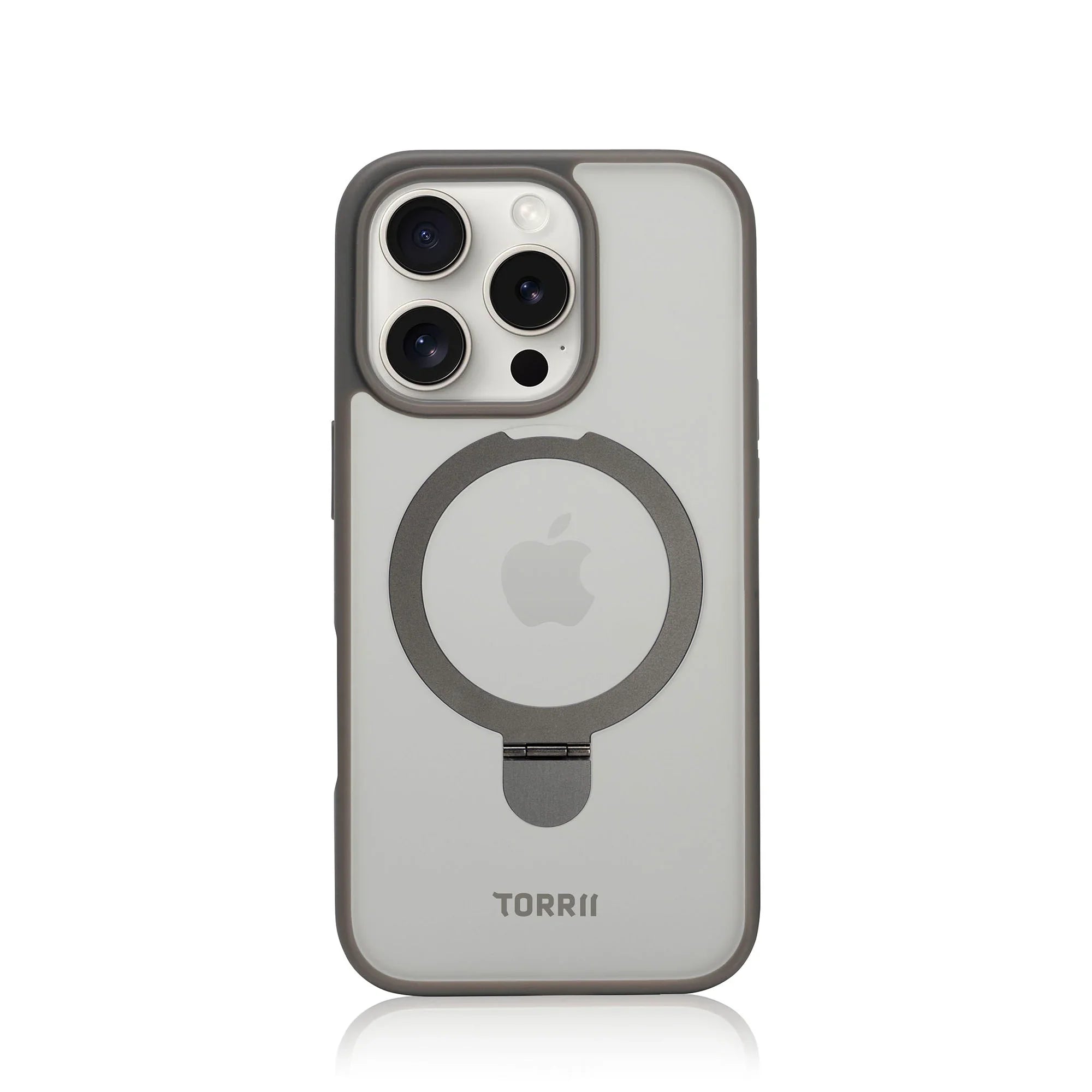 iPhone 16 Pro Torrii Torero Stand Magsafe Cover - Gray - Tashqila