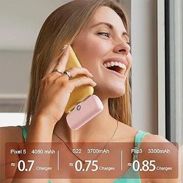 iWalk 4800mAh Type-C 20W Pocket Power Bank - Pink - Tashqila