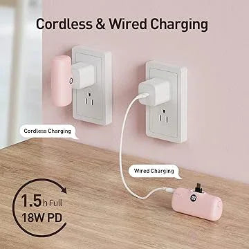 iWalk 4800mAh Type-C 20W Pocket Power Bank - Pink - Tashqila