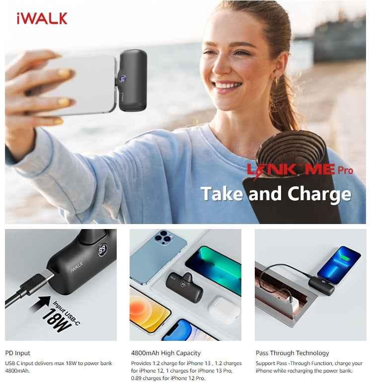 iWalk 4800mAh 20W Pocket Power Bank