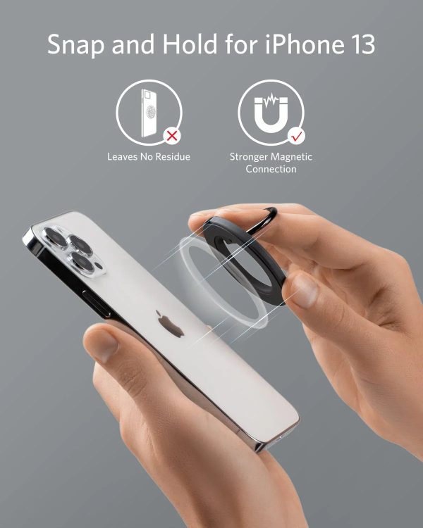 Anker Magnetic Phone Grip (MagGo) - Black - Tashqila