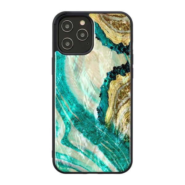 Ikins Case For iPhone 12 Pro Max - Aqua Agate - Tashqila