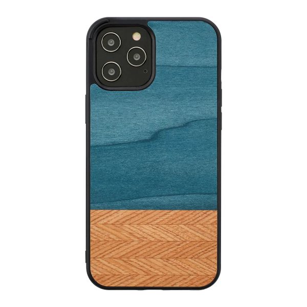 Man & Wood Case For iPhone 12 Pro Max - Denim - Tashqila