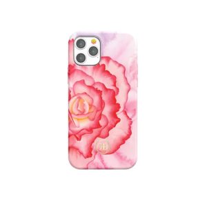 iPhone 12 Pro Max Kingxbar Peony Flower Case - Pink - Tashqila