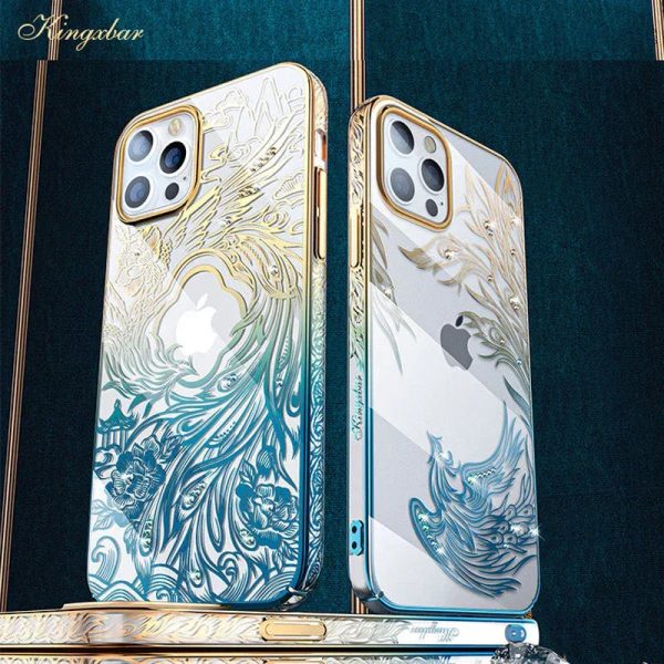 iPhone 13 Pro Max Kingxbar Nirvana Series Case - Clear - Tashqila
