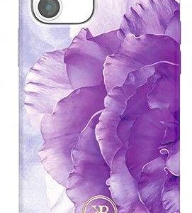 iPhone 12 Pro Max Kingxbar Peony Flower Case - Purple - Tashqila