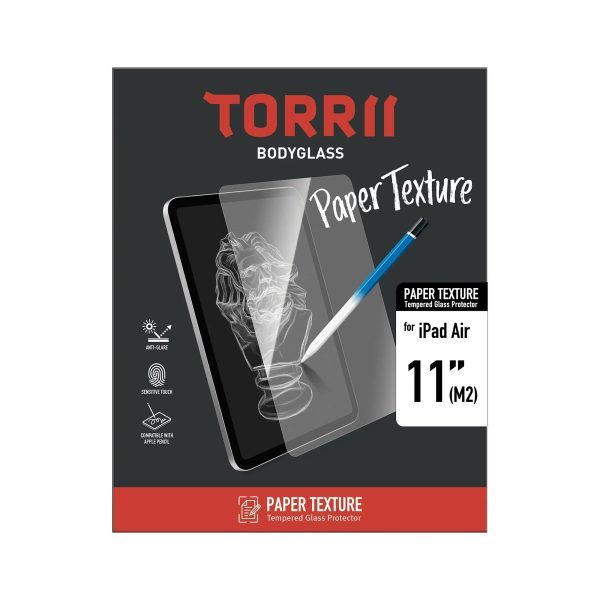 Torrii Bodyglass iPad Air 11 (M3 & M2) Screen Protector - Paper Texture - Tashqila