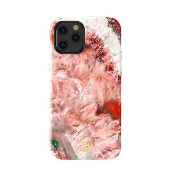 iPhone 12 & 12 Pro Kingxbar Jade Splash Case - Red - Tashqila