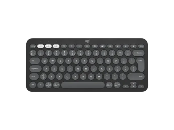 Logitech Pebble Keys 2 K380s Bluetooth Keyboard - Tonal Graphite (Eng/Arb) - Tashqila