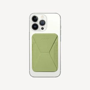 Moft Snap-On iPhone Stand & Wallet - Green - Tashqila