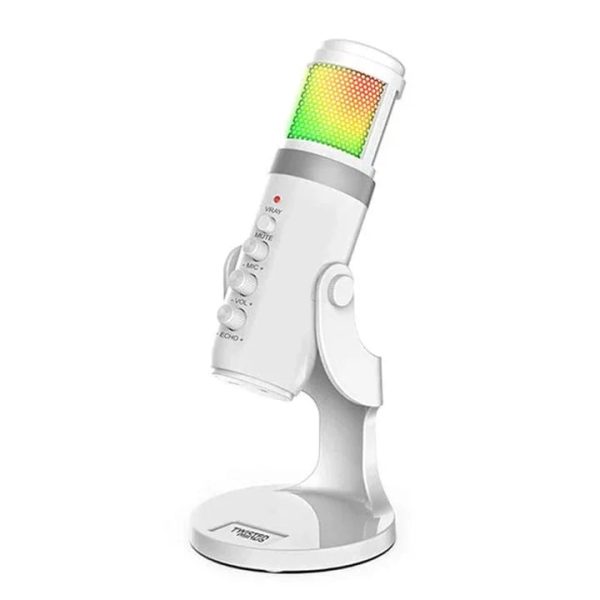 Twisted Minds USB Microphone RGB - White - Tashqila